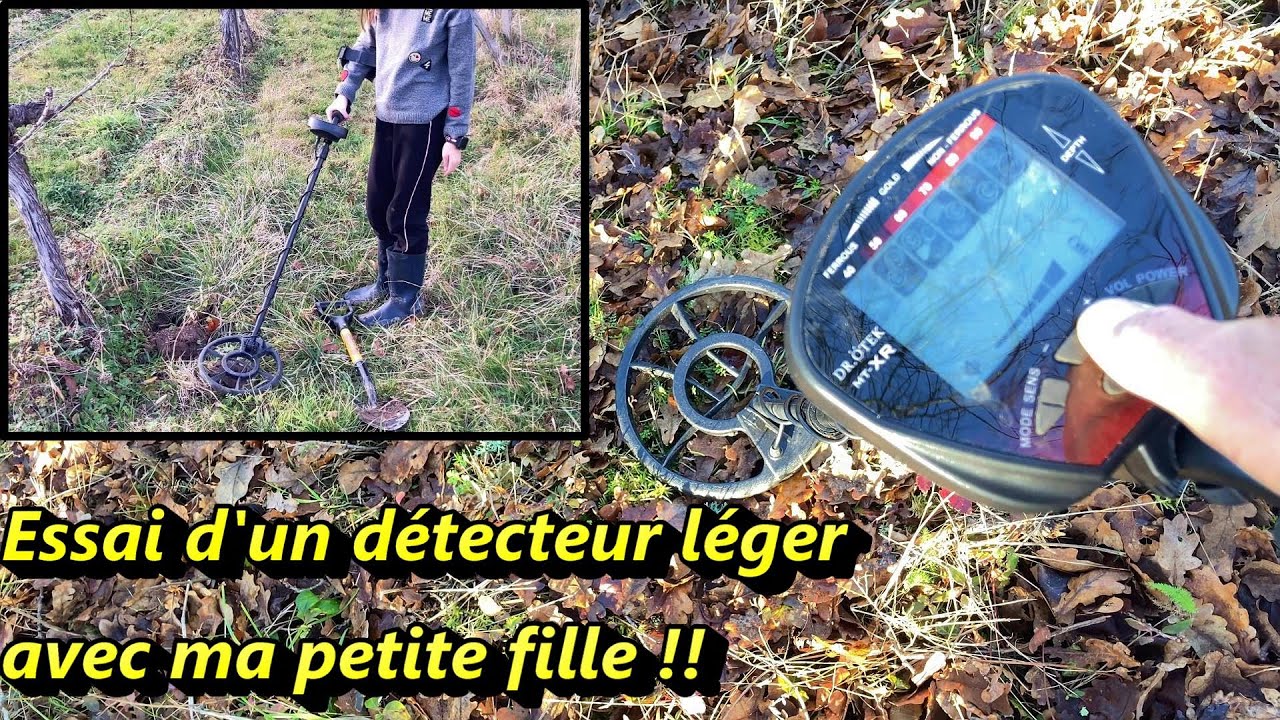 Détection de métaux  essai sur le terrain du détecteur DR.ÖTEK MT-XR  pas cher et très léger 😉