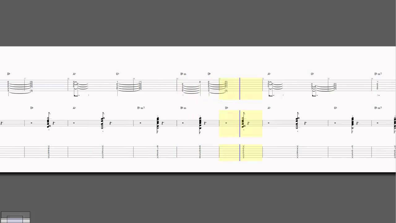 Ed Sheeran - I See Fire / Guitar Chord Tab HD