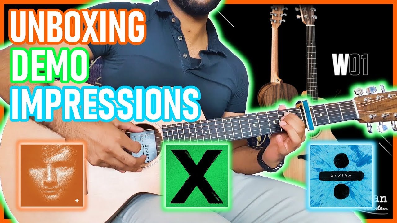 Unboxing Ed Sheeran's New Guitar! Sheeran by Lowden W-01 Unboxing/Demo/First Impressions
