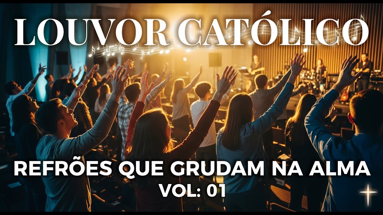 LOUVOR CAT&Oacute;LICO VICIANTE ✝️ 15 M&uacute;sicas Worship com Refr&otilde;es Memor&aacute;veis | 90 Min de Adora&ccedil;&atilde;o Poderosa