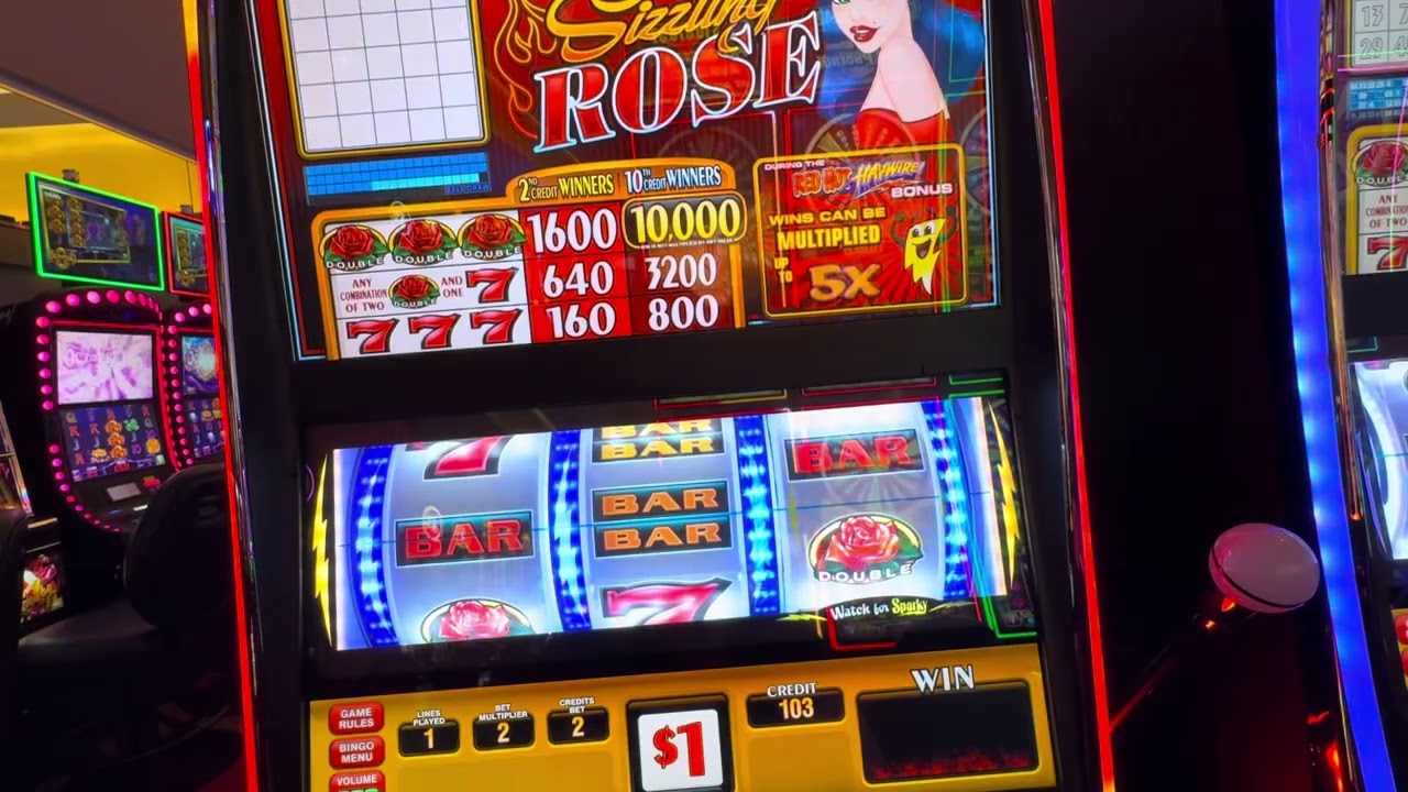 My biggest 1$ Sparky Line hit 🌹 Sizzling  Rose @ Kickapoo