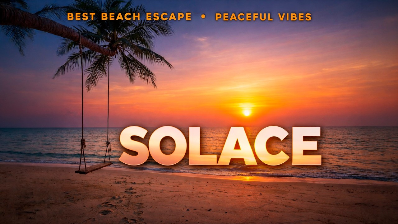 Golden Shores Sanctuary: Soft Felt Piano & Gentle Ocean Waves for Deep Rest