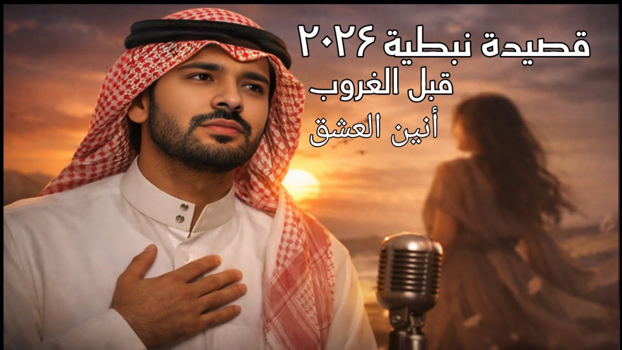 قبل الغروب - آنين العشق | قصيدة نبطية 2026 | Official Music
