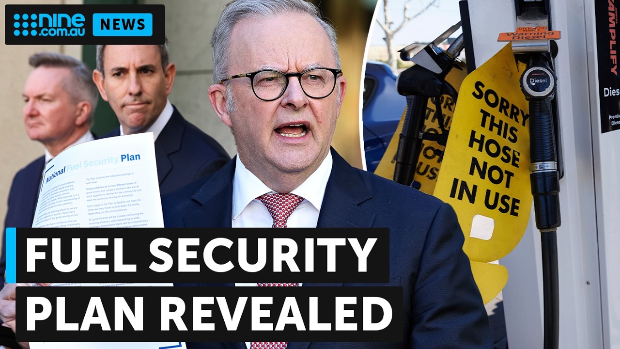Fuel excise cut as government unveils security plan | Nine.com.au #breakingnews