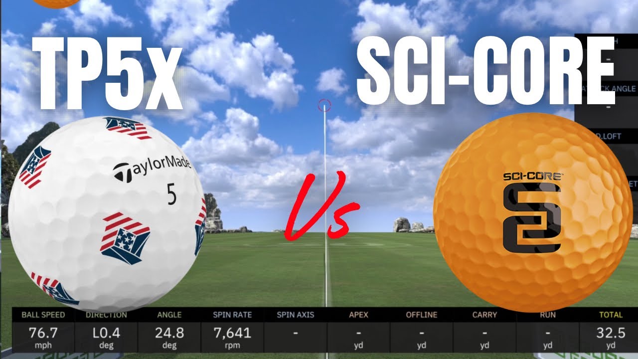 Square Launch Monitor + Foam Ball (SCI-CORE) Test and Course Play
