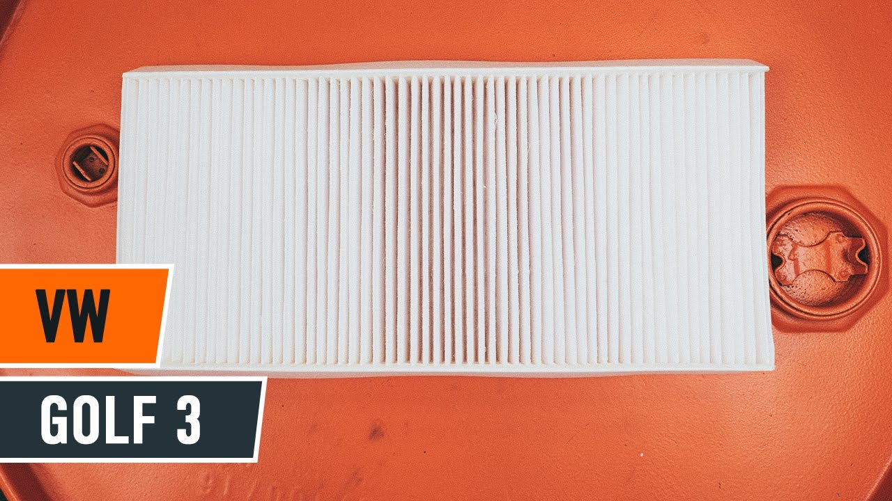 Como substituir a Filtro do habitáculo no VW GOLF 3  [TUTORIAL]