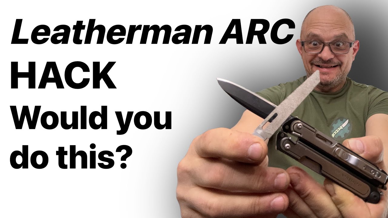 Leatherman oh, @Leatherman why haven’t YOU done it? Let us sharpen ARC blade with own diamond file!