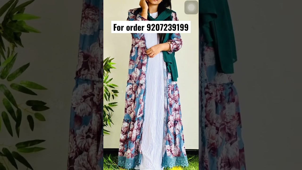 Shrug with pleated full length inner 