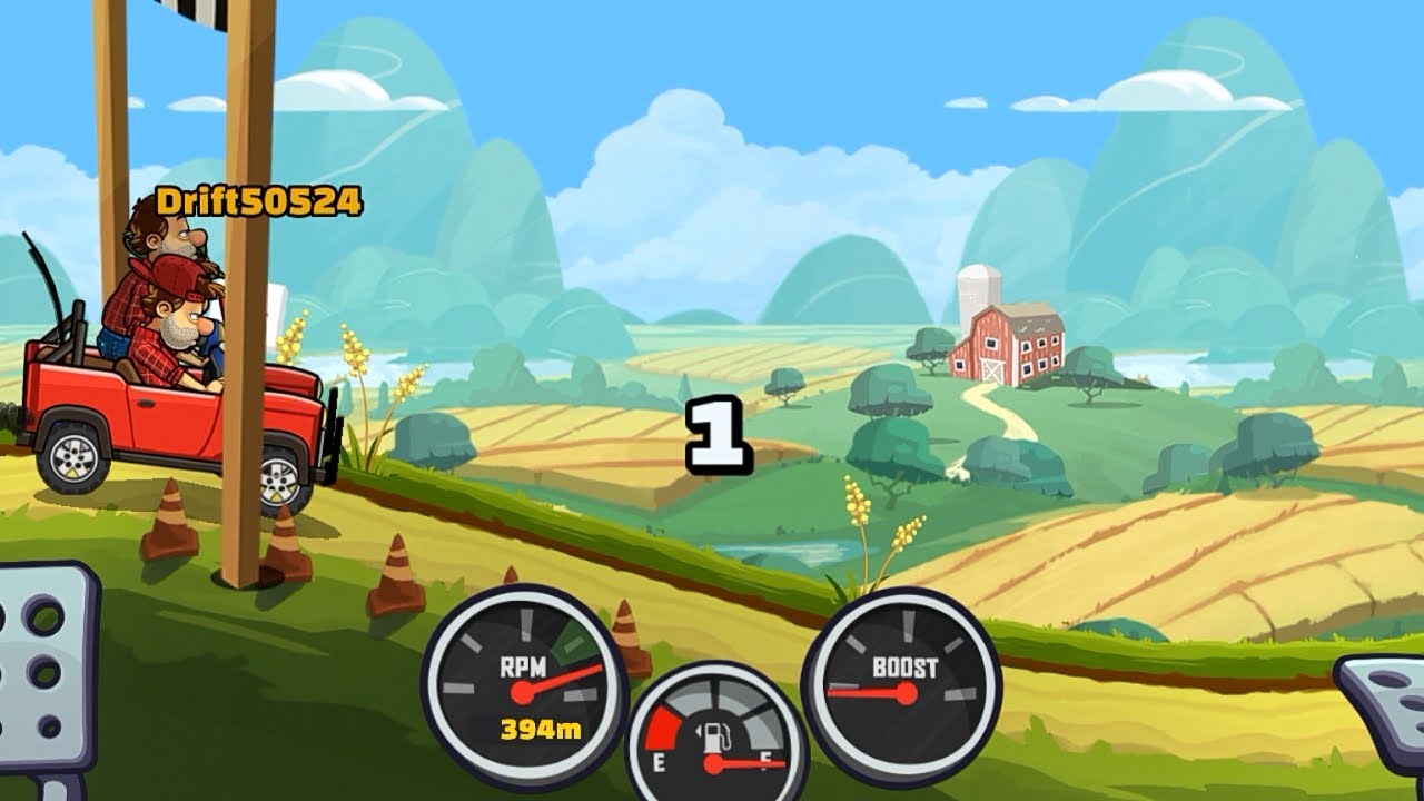 I'm starting over... Hill climb racing2