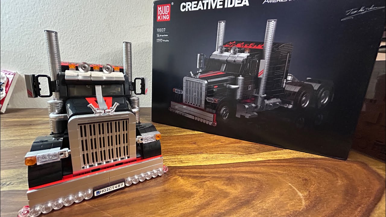 Metallic oder Chrome🤔 Egal einfach schön!! Mould King 10037 ein Truck mit Glanz bitte mehr davon😎
