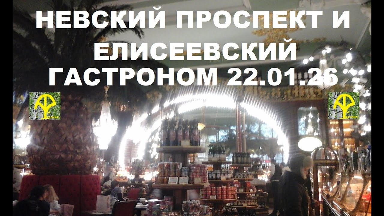 НЕВСКИЙ ПР. И ЕЛИСЕЕВСКИЙ ГАСТРОНОМ 22 01 26
