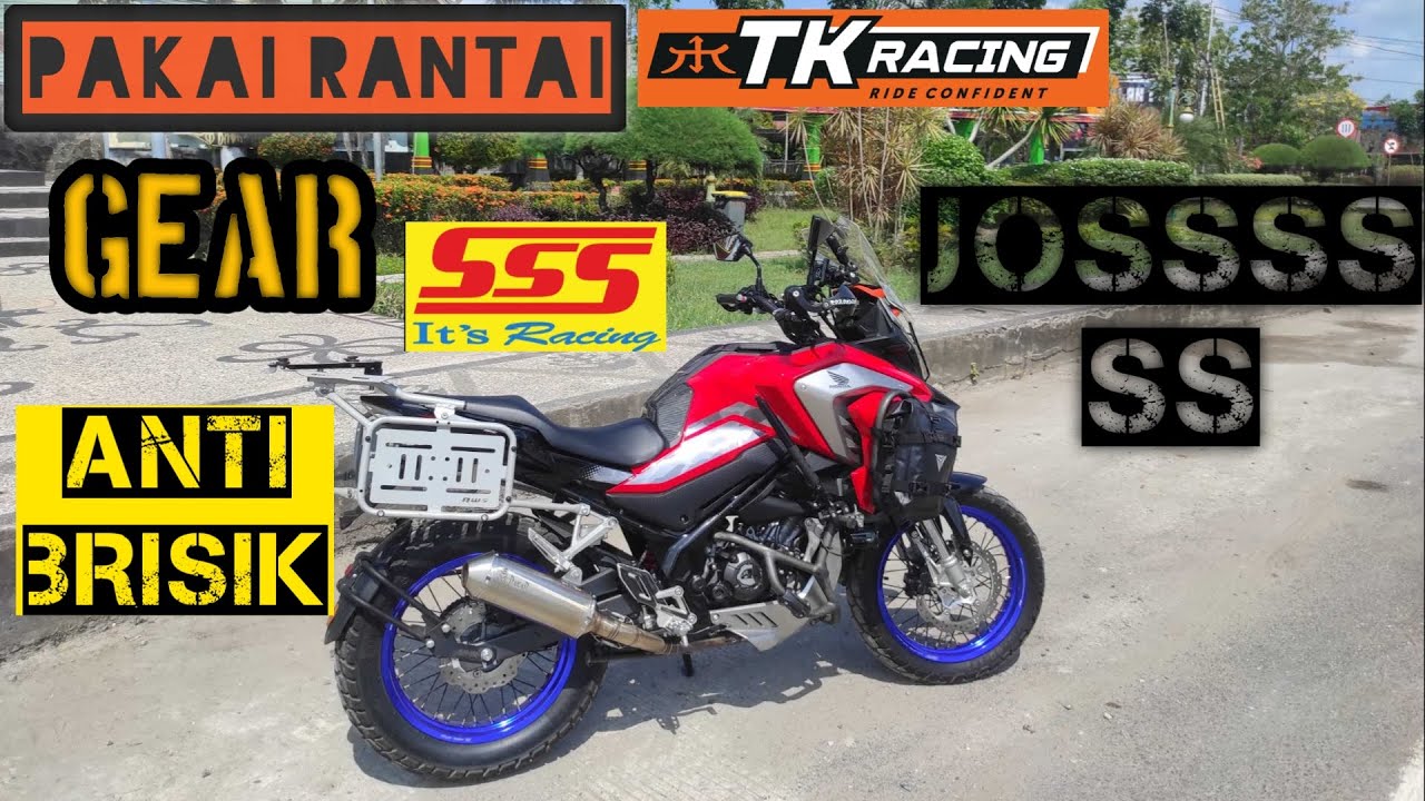 CB150X PAKAI RANTAI TK DAN GEAR SSS,TARIKAN MAKIN ENAK TIDAK BERISIK