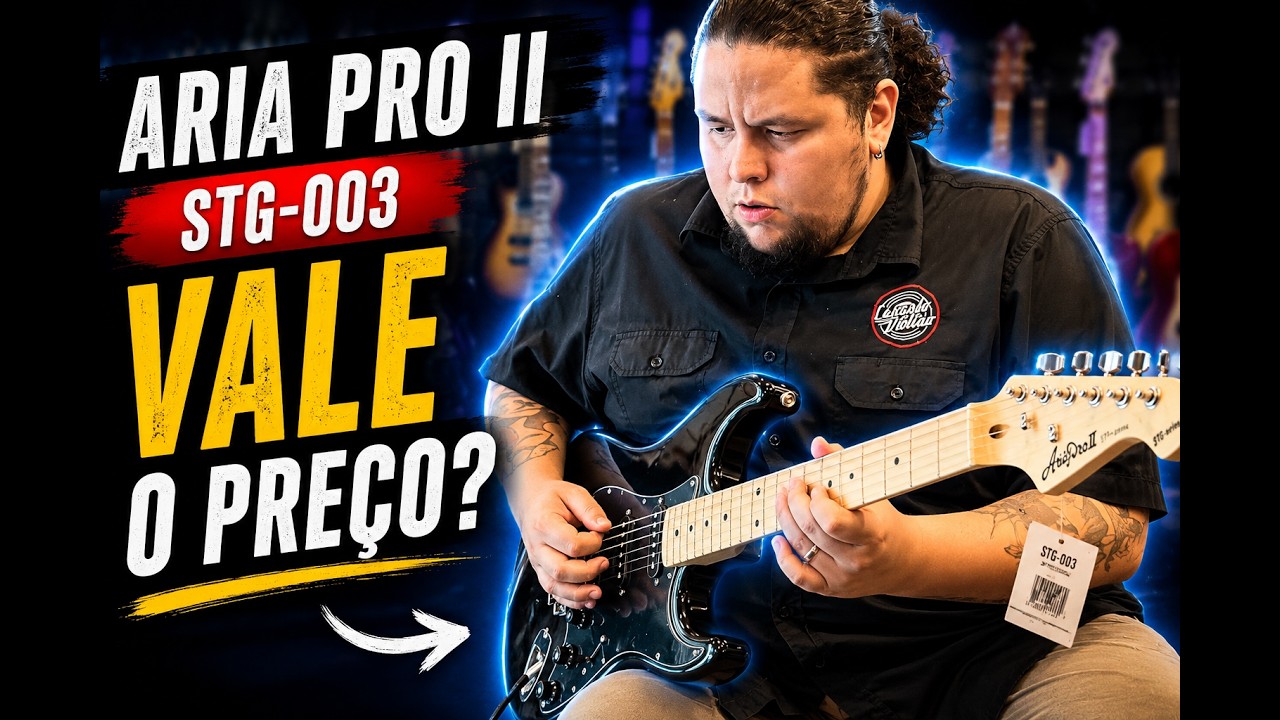 O som das Stratos clássicas: Review Aria Pro II STG-003/SPL