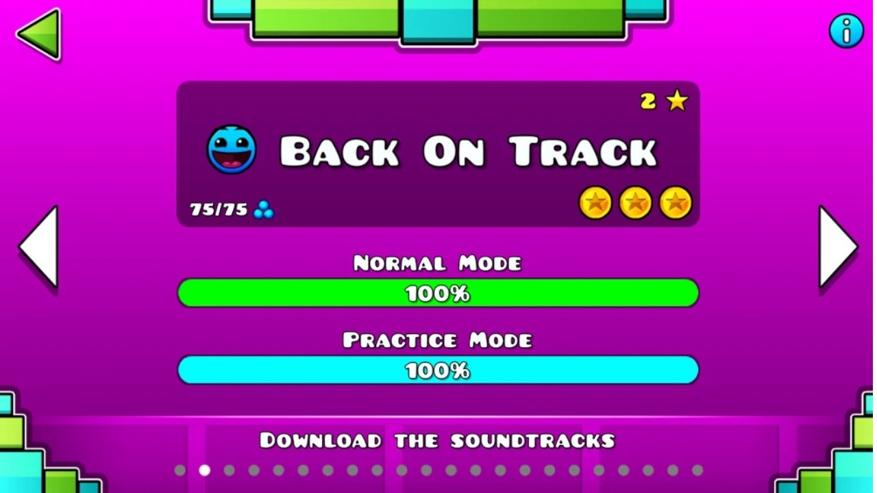 Back On Track 100% 3 Coins