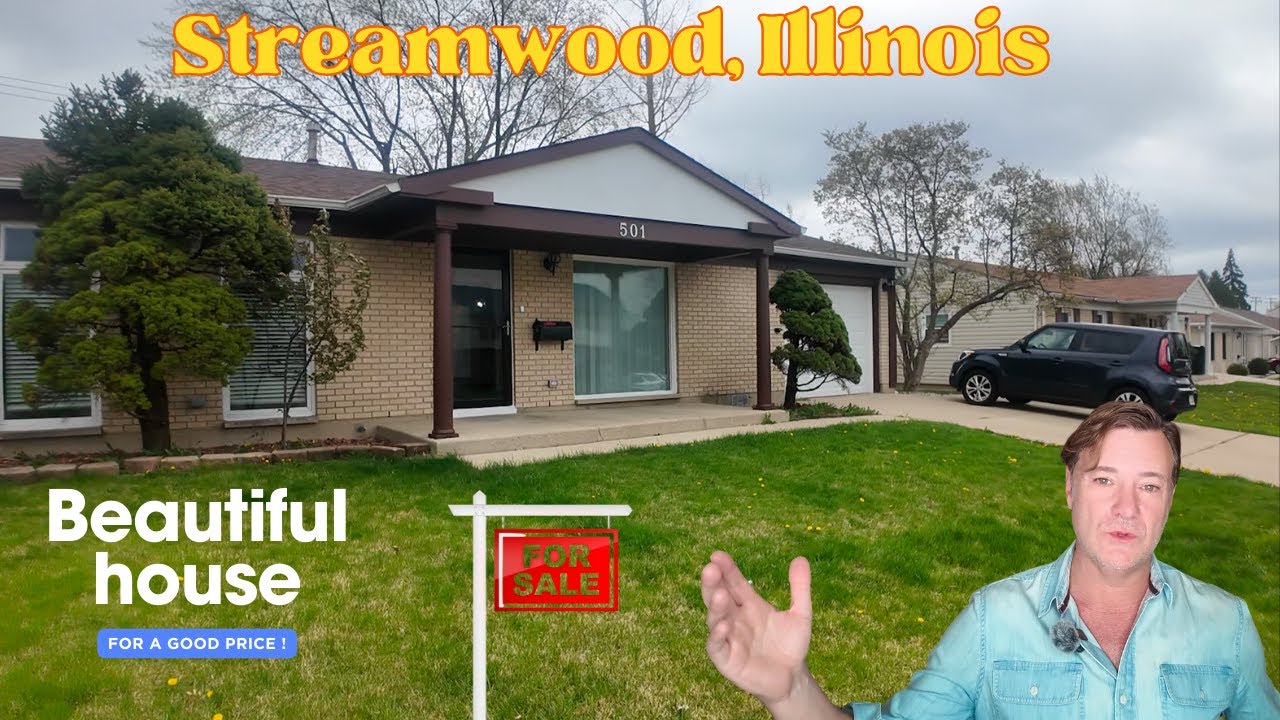 Welcome to your dream home in Streamwood, Illinois! Nestled in a serene neighborhood, 501 Newberry