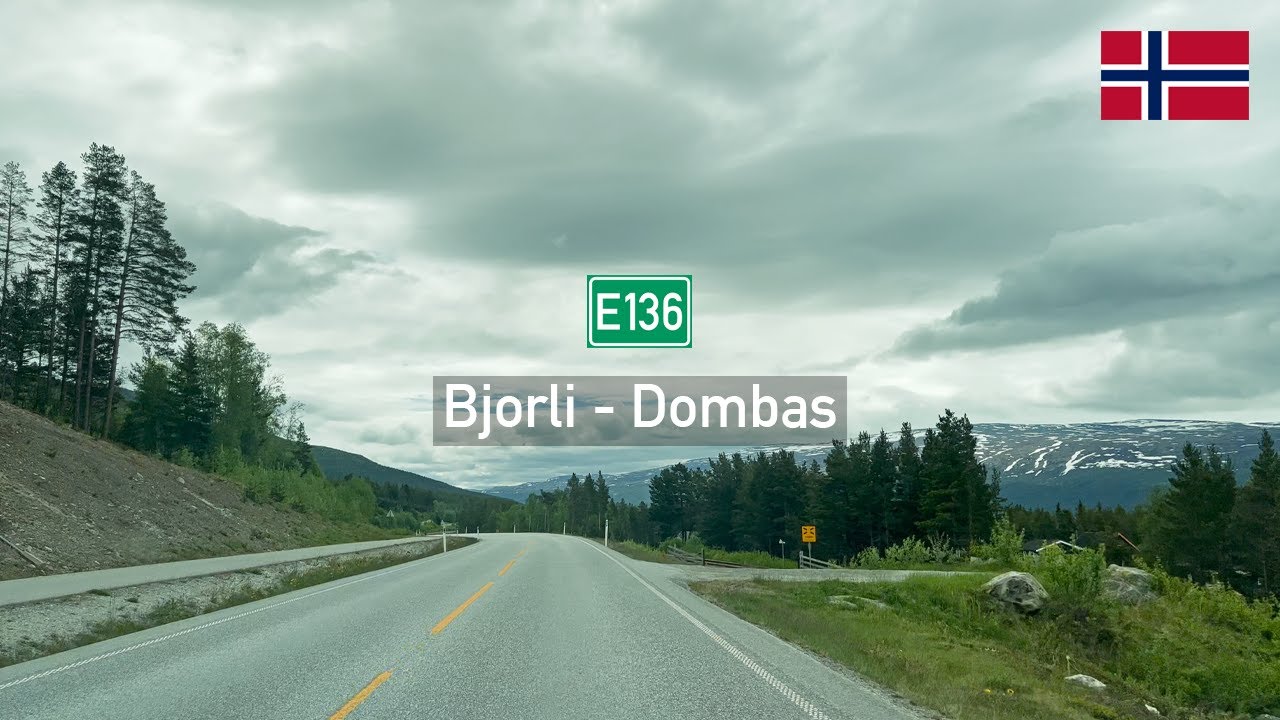 Driving in Norway: E136 from Bjorli to Dombås
