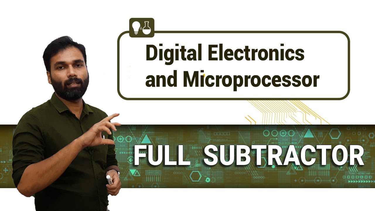 Full Subtractor | Combinational Logical Circuit | Digital Electronics and Microprocessor | Malayalam