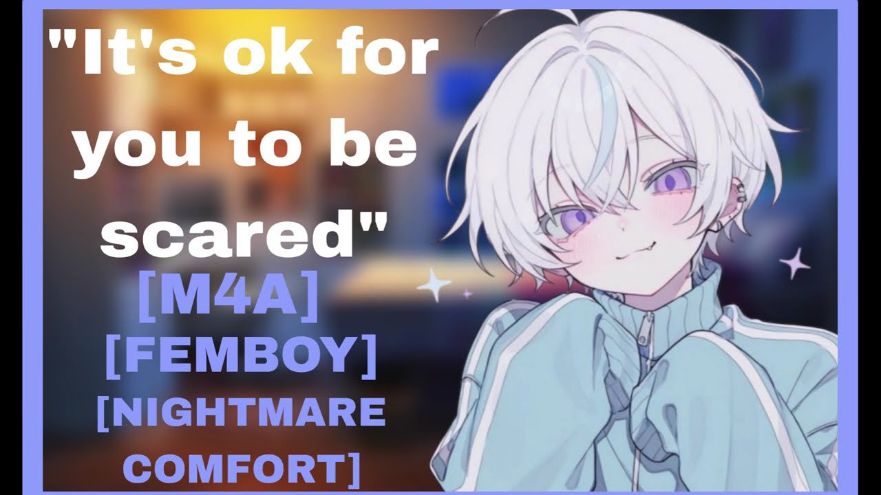 Femboy Boyfriend Comforts You After A Nightmare ASMR [Soft Breathing] [Gentle Rain]