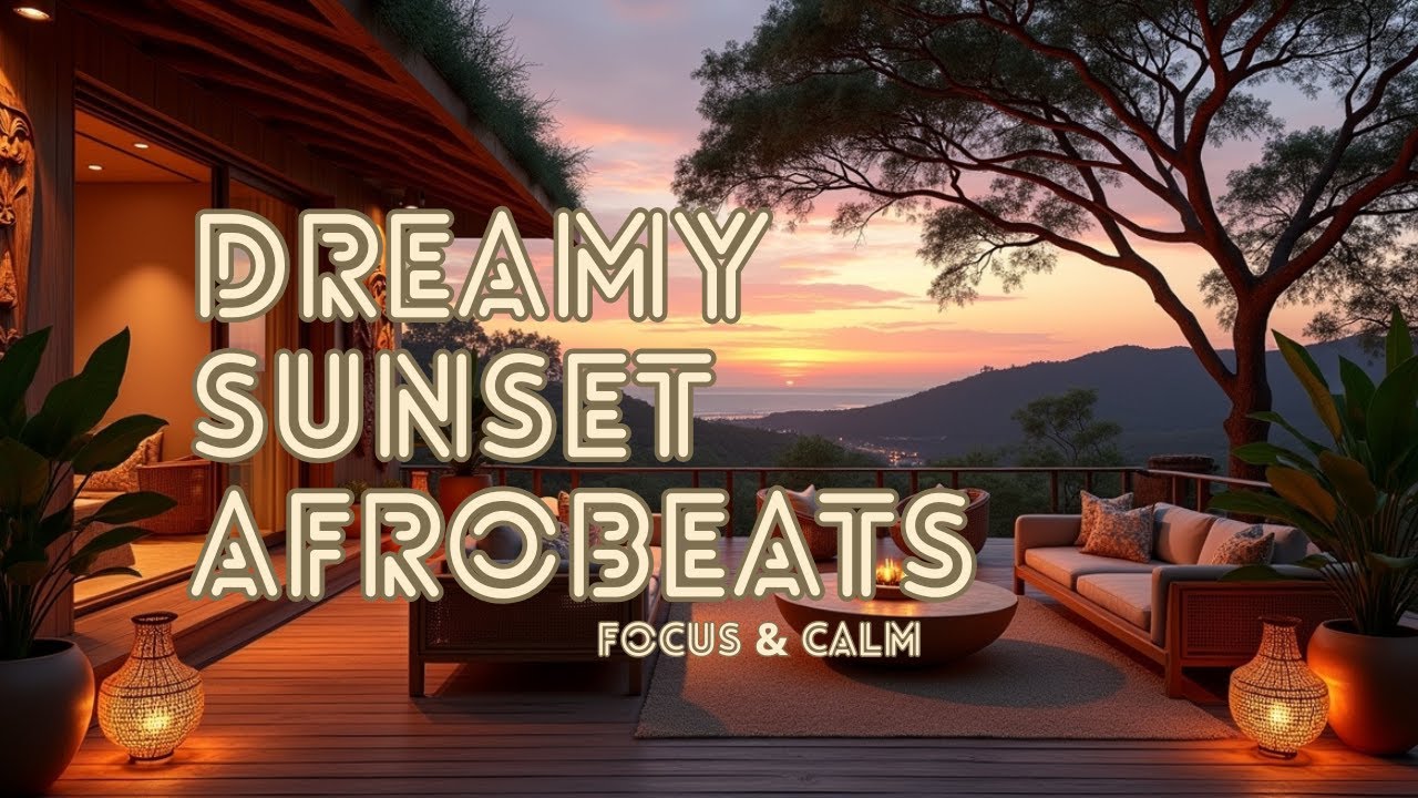 🌅 Dreamy Sunset Afrobeats | Focus & Calm