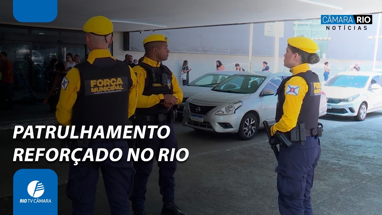 Força Municipal começa patrulhamento com agentes nas ruas do Rio