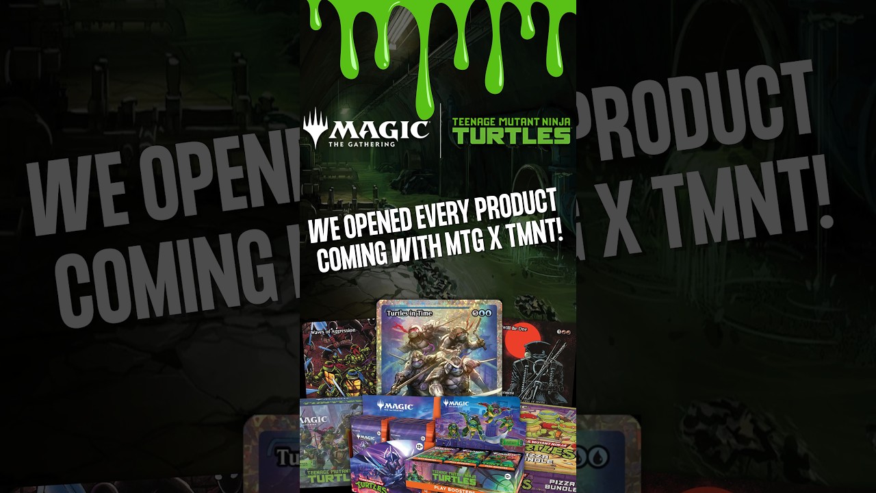 We Opened EVERY Product coming with MTG X TMNT