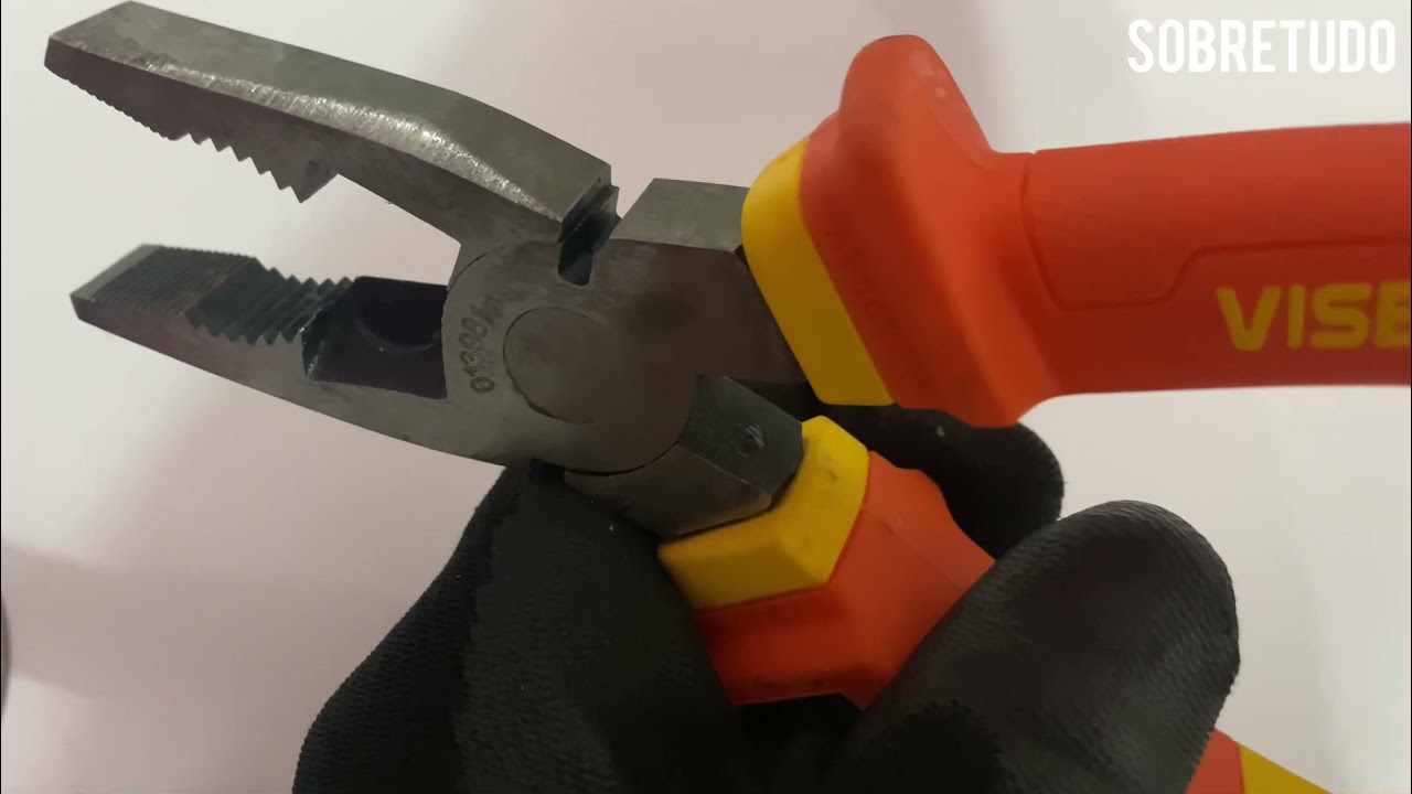 Alicate universal isolado 8&rdquo; Irwin VDE Vise-Grip - espec&iacute;fico para eletricistas -1000V