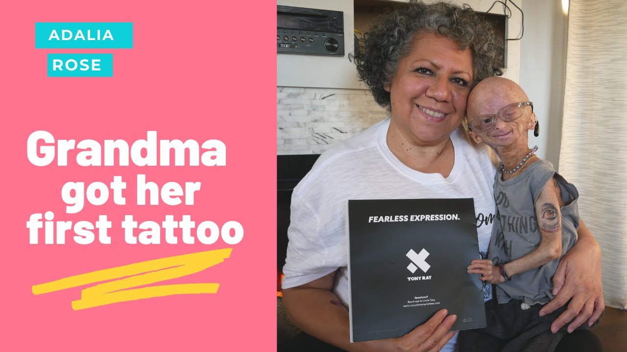 Grandma got her FIRST TATTOO!