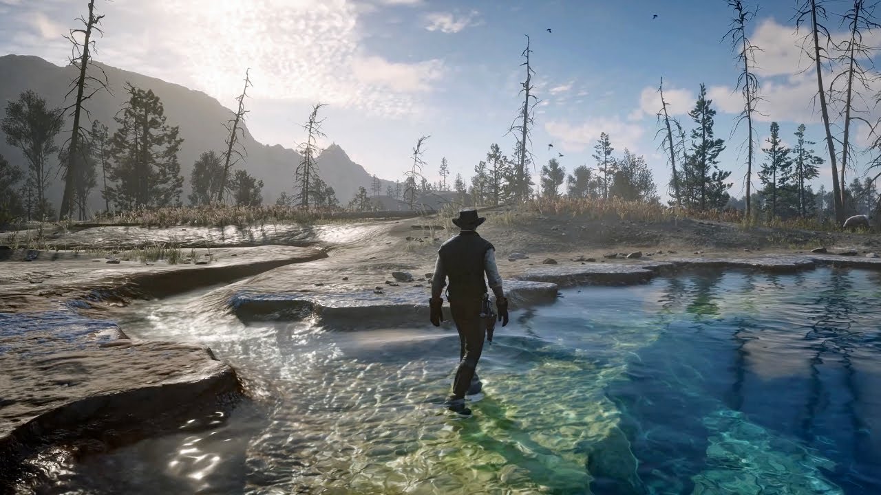 RDR2 Walking from Wapiti Indian Reservation to Saint Denis