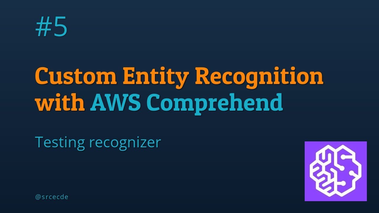 Testing recognizer - Comprehend Custom Entity Recognition p.5
