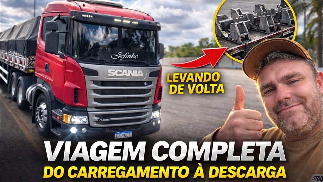 A VIAGEM COMPLETA DO PISO! Do zero até descarregar…