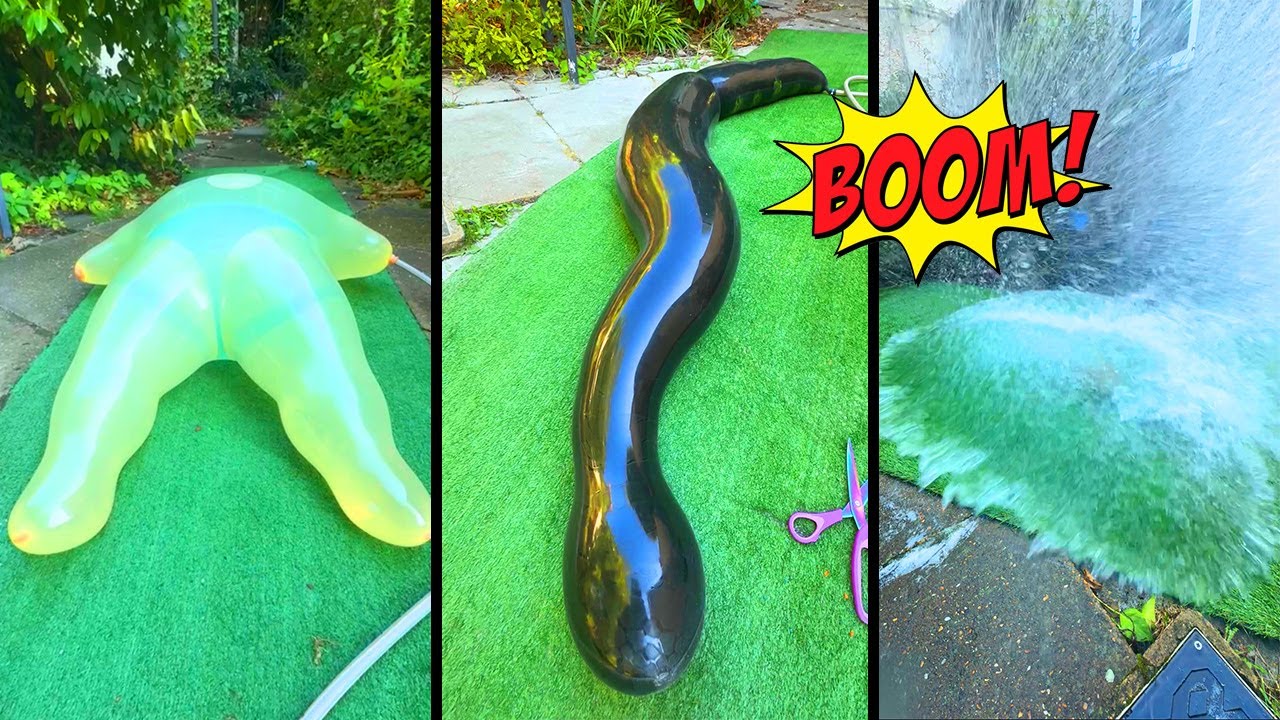 I Inflated These Toys With Water Until They EXPLODED 💥