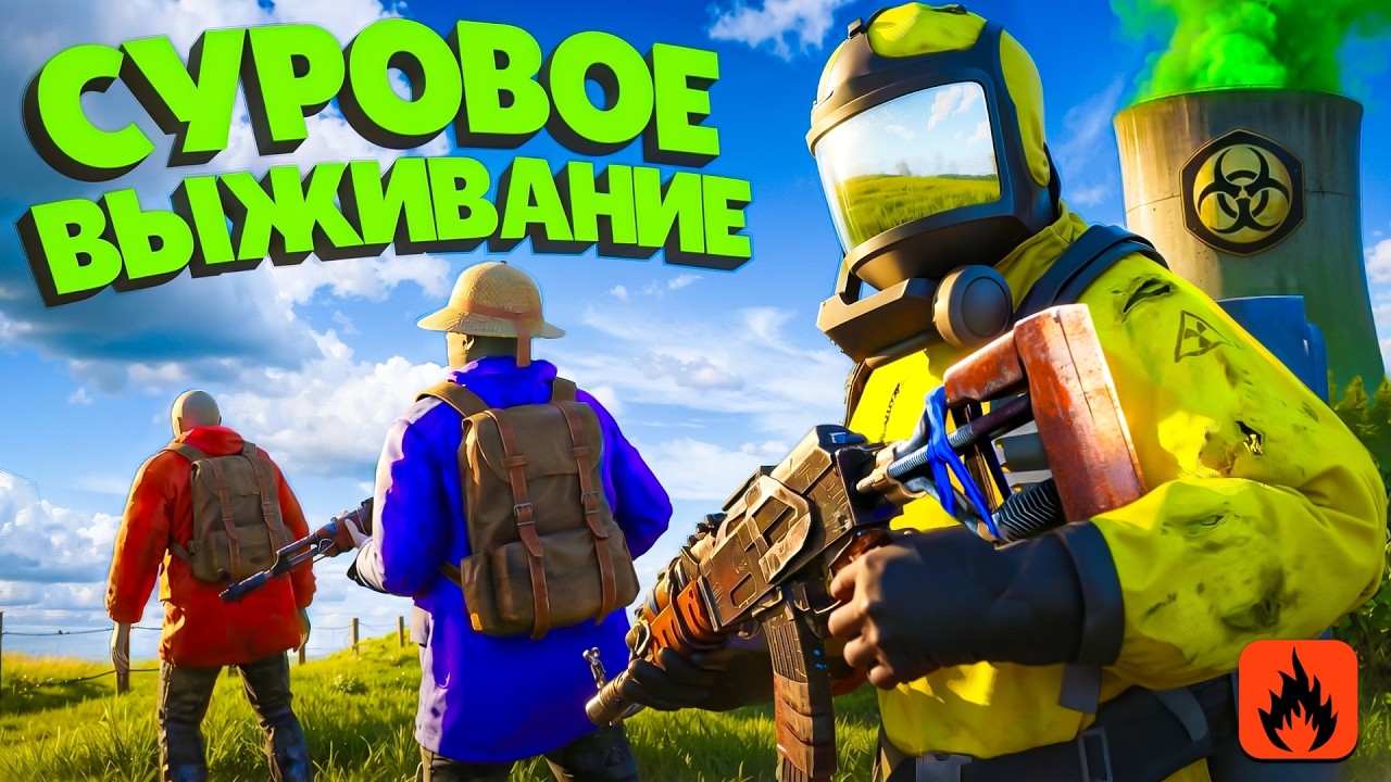 СУРОВОЕ ВЫЖИВАНИЕ! МЫ ОТБИВАЛИ РЕЙДЫ в ОНЛАЙНЕ | Oxide: Survival island