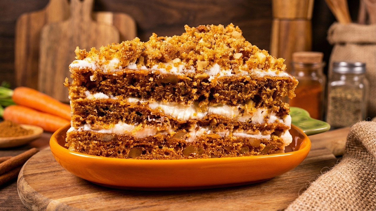 Incredibly Tasty Carrot Cake! Everyone who Tried it has asked for the Recipe of this Masterpiece