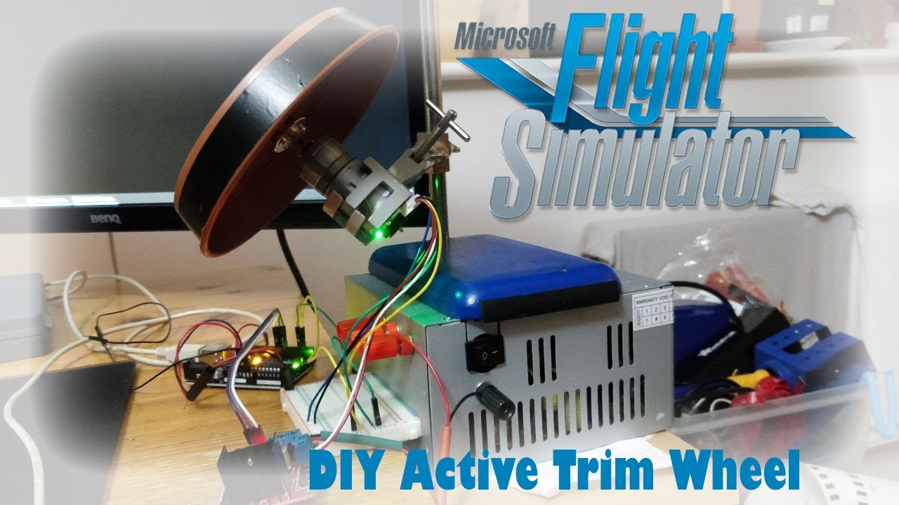 Active Trim Wheel for FS2020 using Arduino and SimConnect