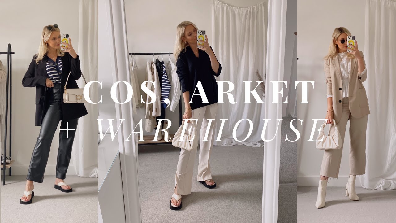NEW IN MY WARDROBE HAUL!! COS, ARKET + WAREHOUSE! Autumn style staples
