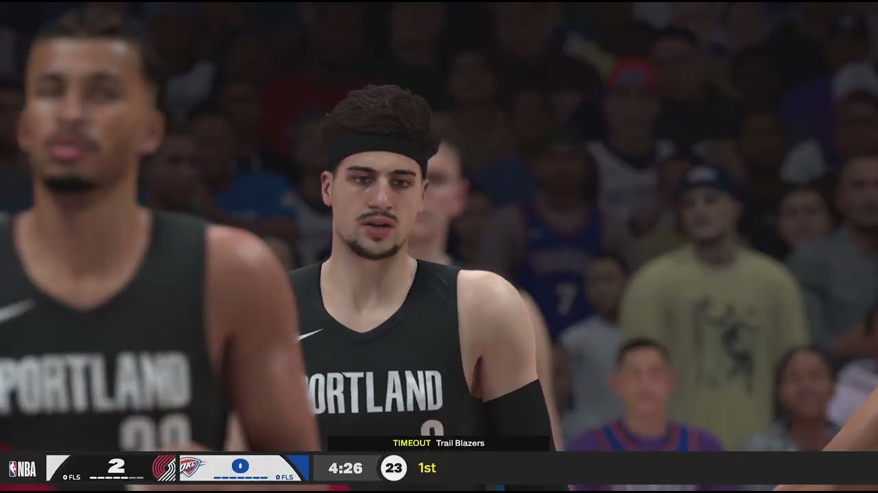 Portland Trail Blazers vs Oklahoma City Thunder - NBA 2K