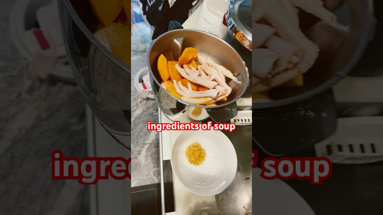 papaya and chicken feet soup chinese recipe❤️🙏 