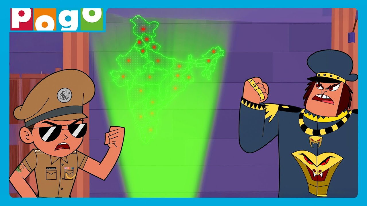 Little Singham Desh Ka Sipaahi: Mission Azaadi😍| King Kobra’s Evil Plan! | Cartoon Movie😍​| Pogo