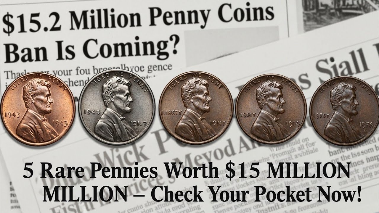 Penny Coins Ban Is Coming? 5 Rare Pennies Worth $15 MILLION &ndash; Check Your Pocket Now!