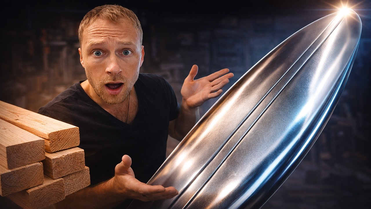 Я научился делать доску для серфинга из брусков 2x4 (доска Silver Surfer).