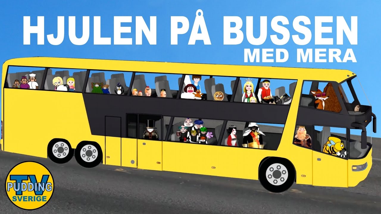 Barnsånger på svenska - Hjulen på bussen m.m.
