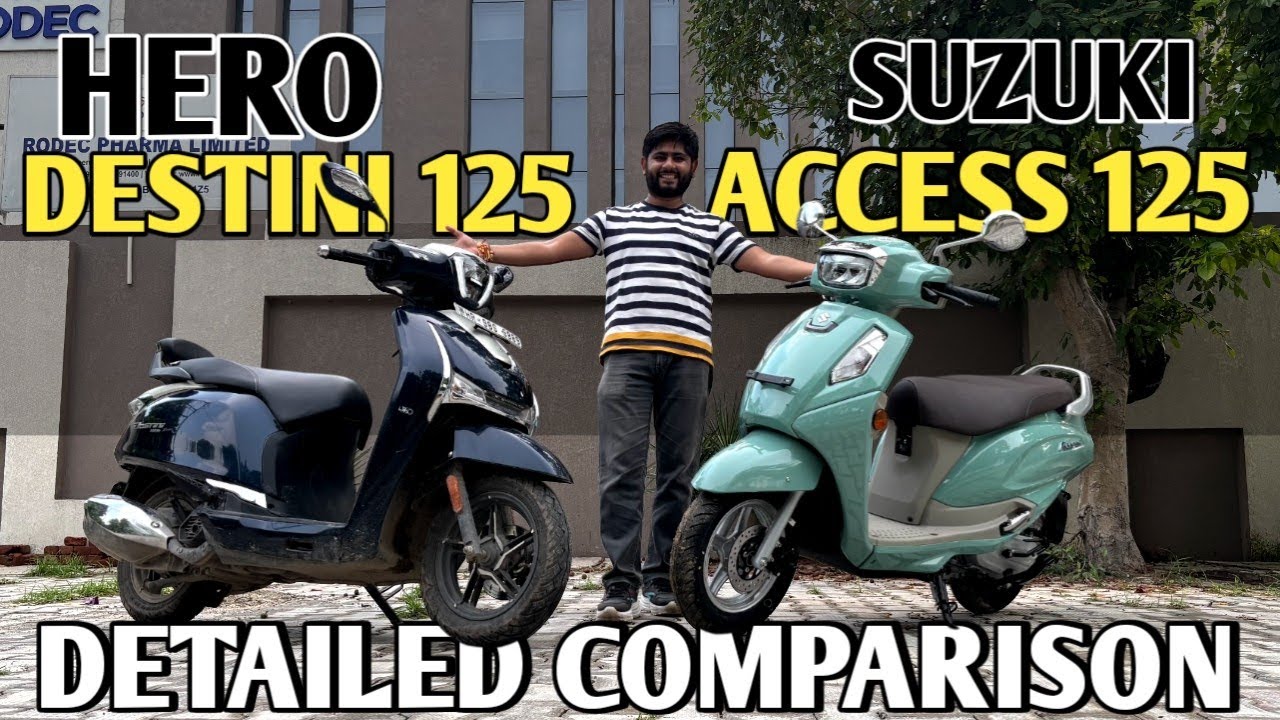 New Hero Destini 125 vs Suzuki Access 125 | महा मुकाबला | Detailed Comparison | PoweronTorque 