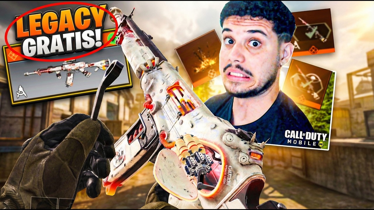 Enfim testei a NOVA KN-44 LEGACY *GRATIS* no COD MOBILE!
