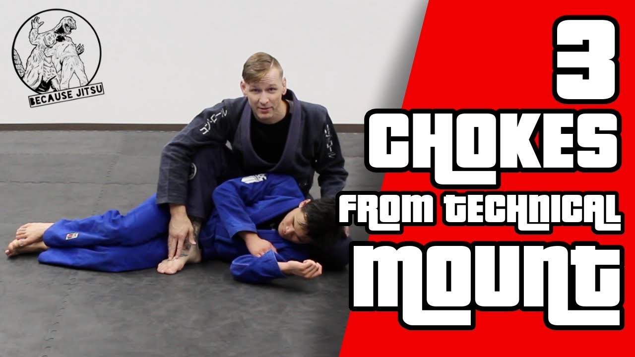 3 Chokes From Technical Mount - Drew Weatherhead Brazilian Jiu Jitsu