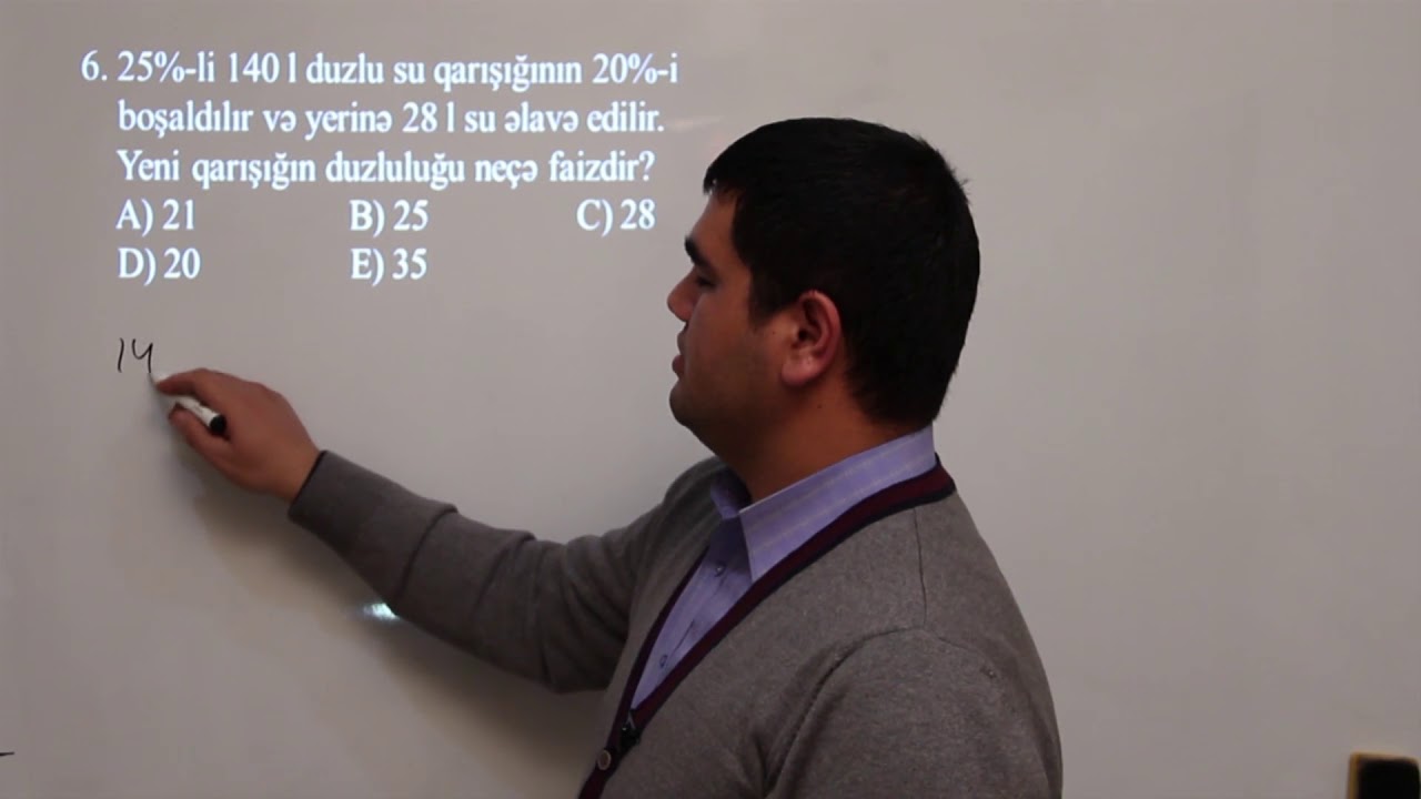22. Məhlul məsələləri - Elçin Tanrıverdiyev