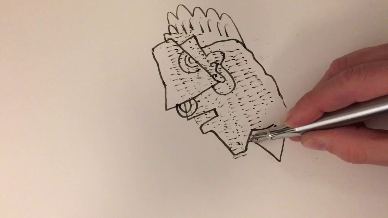 Review. Drawing with DUKE 209 Fountain pen (bent nib)