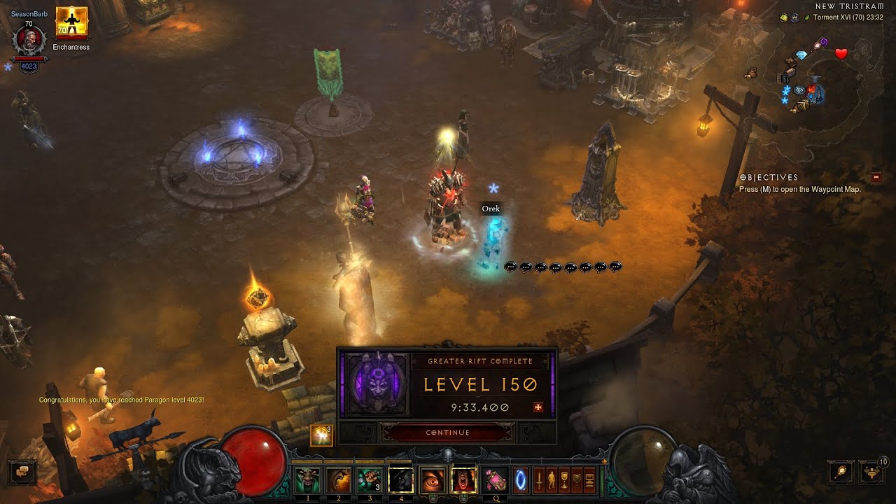 Diablo III: S36 Barb Savage Frenzy GR150