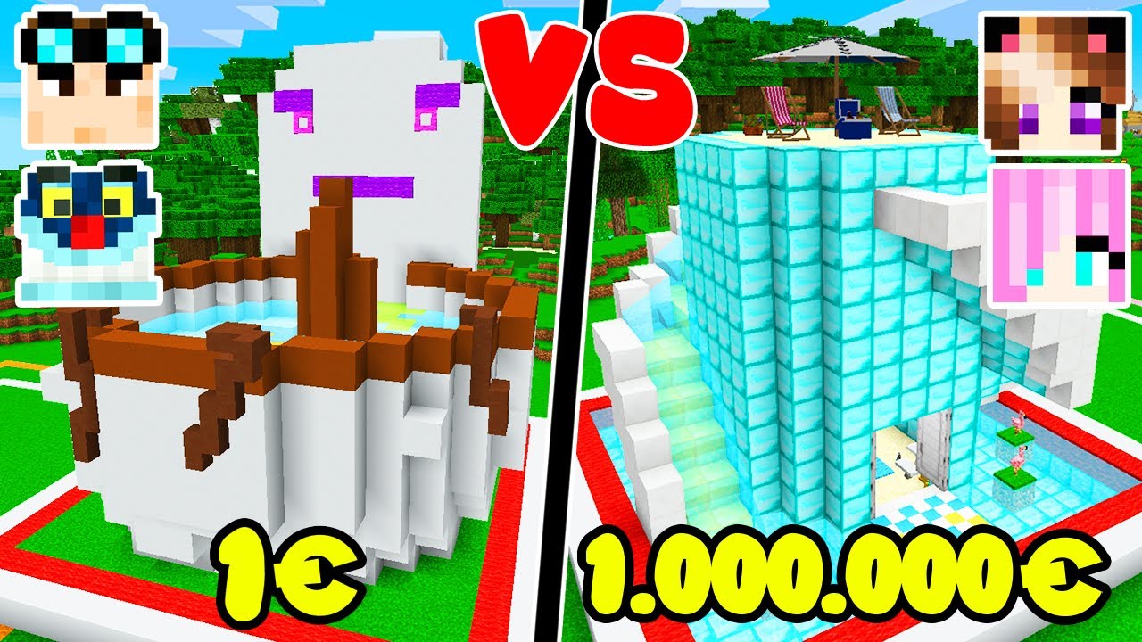 COSTRUISCO LA CASA SCIVOLO DA 1.000.000€ SU MINECRAFT! 🌊