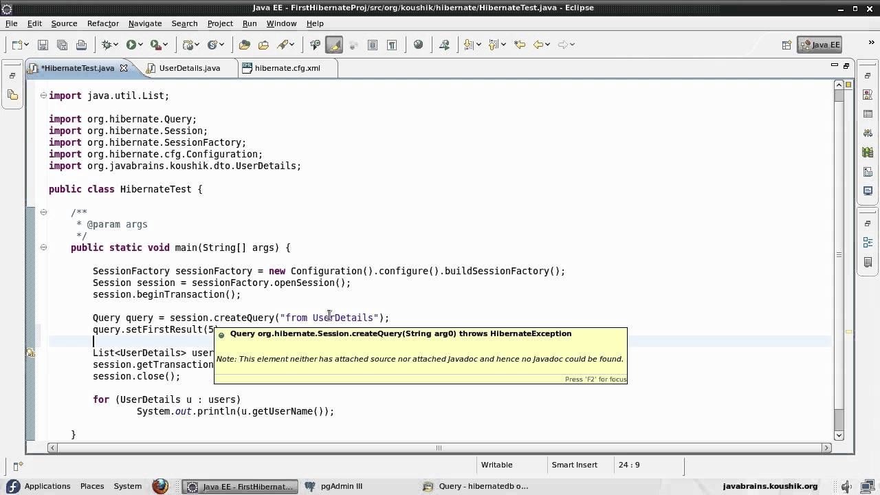 Hibernate Tutorial 26 - Select and Pagination in HQL