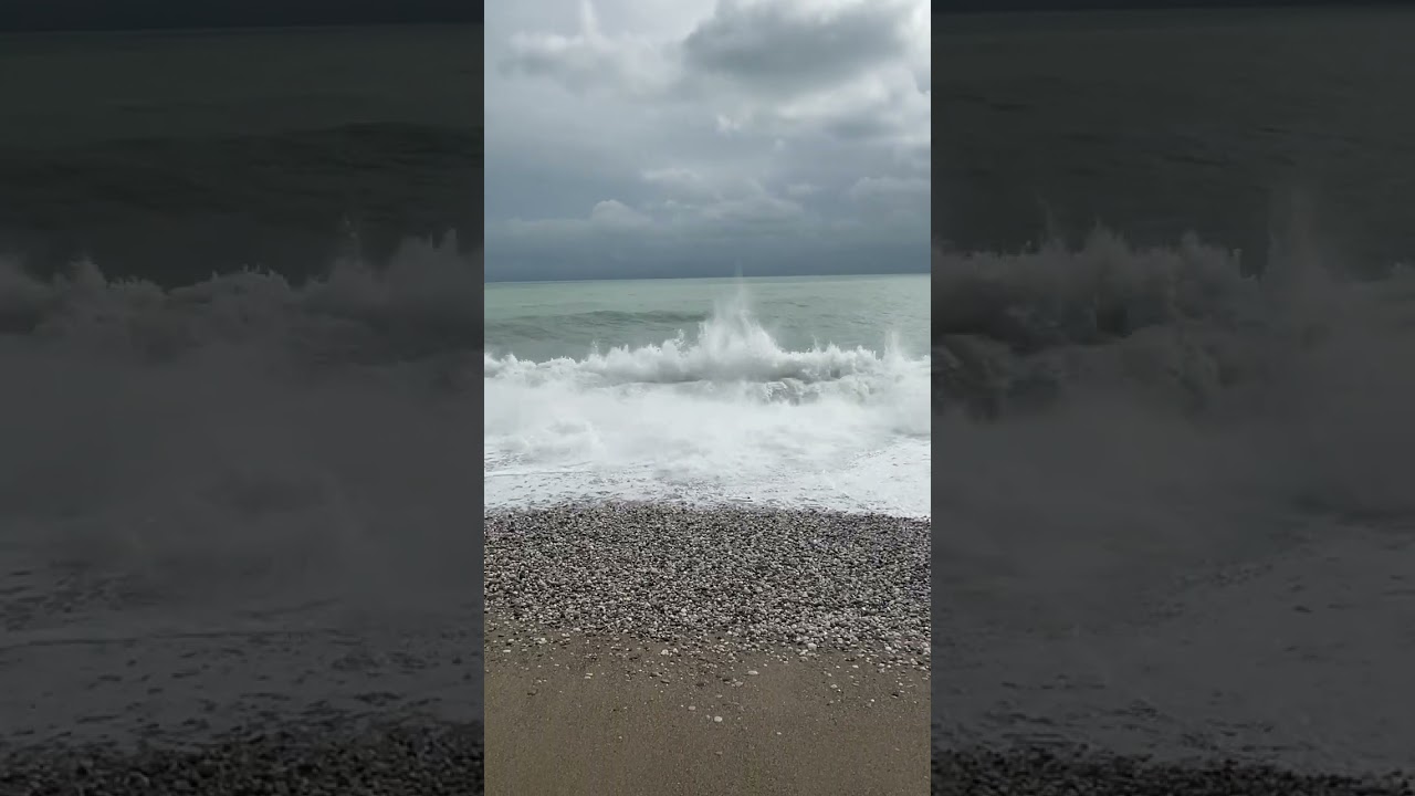 Relaxing ocean wave. 